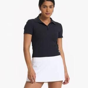 MUDRA FITTED POLO in Black